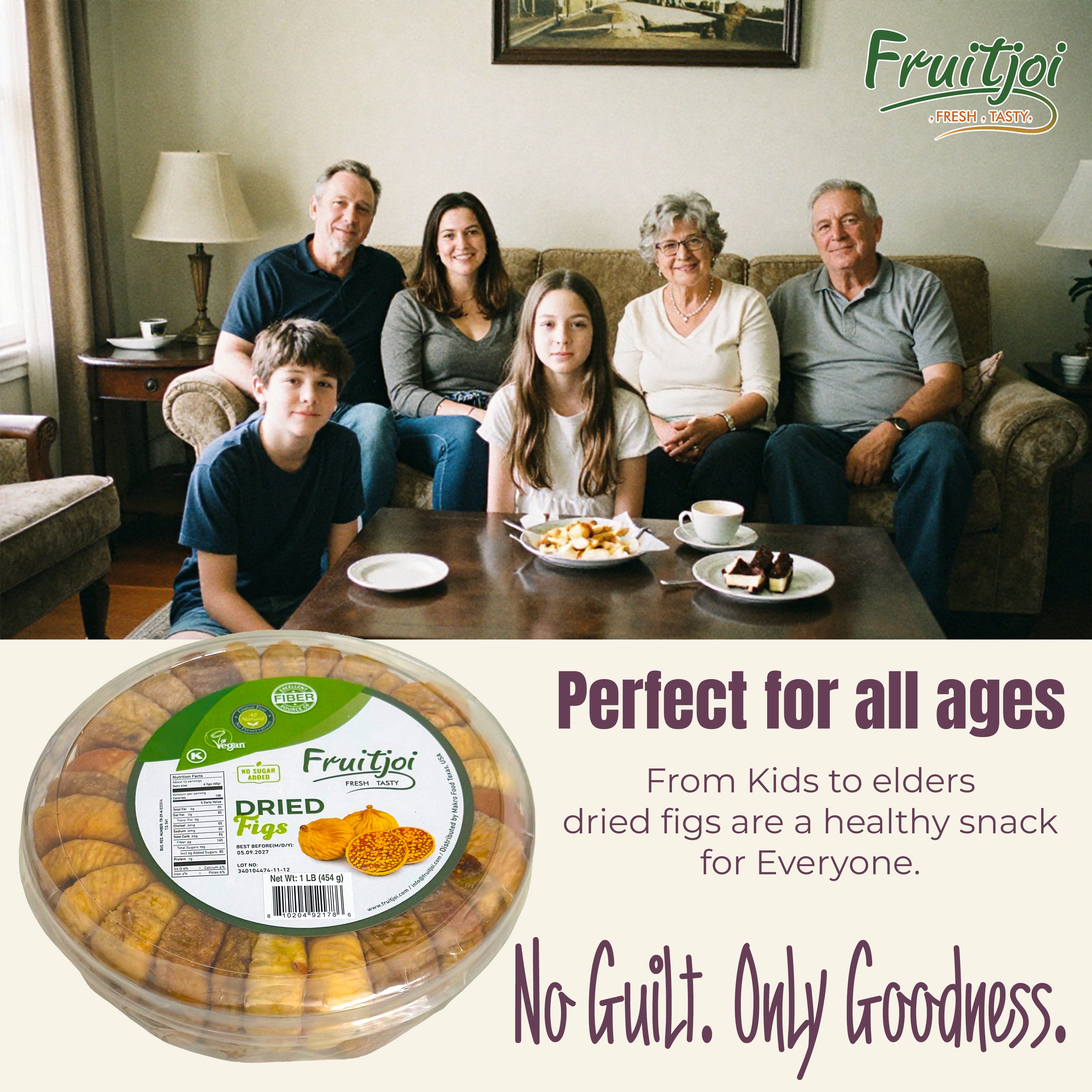 Sun Dried Turkish Figs - 100% Natural