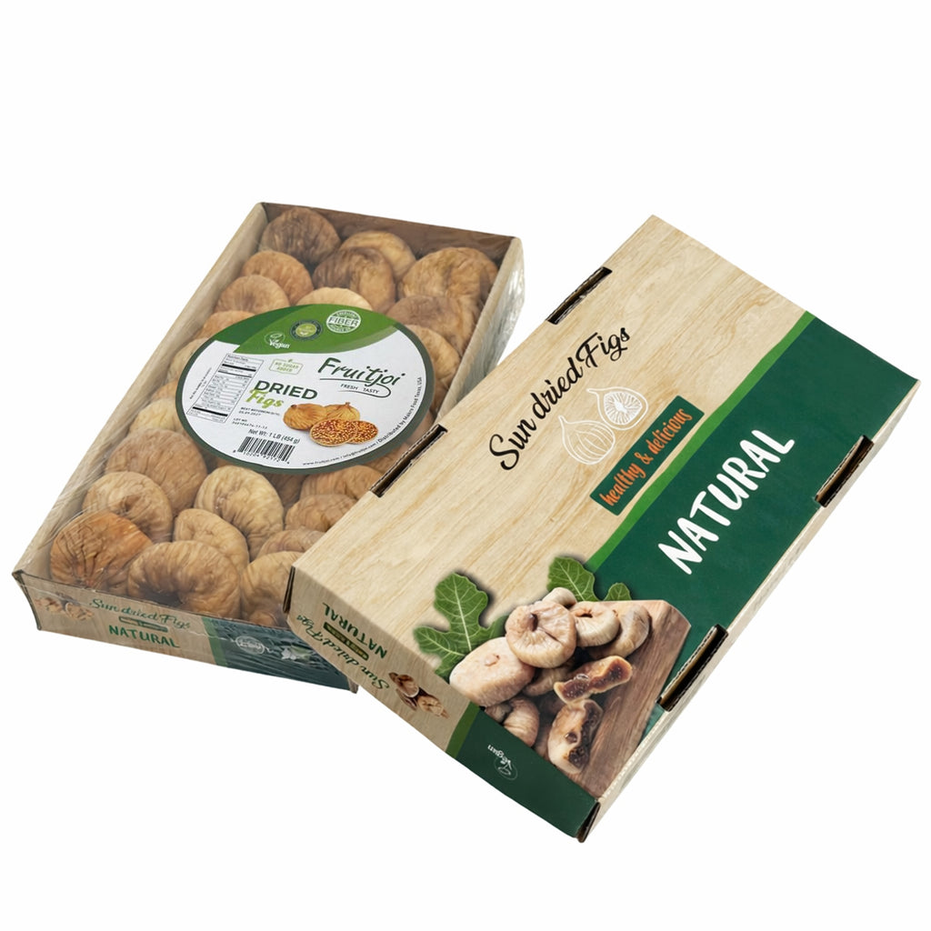 Fruitjoi Dried Figs, Vegan-Gluten Free, 1 lb (454g)