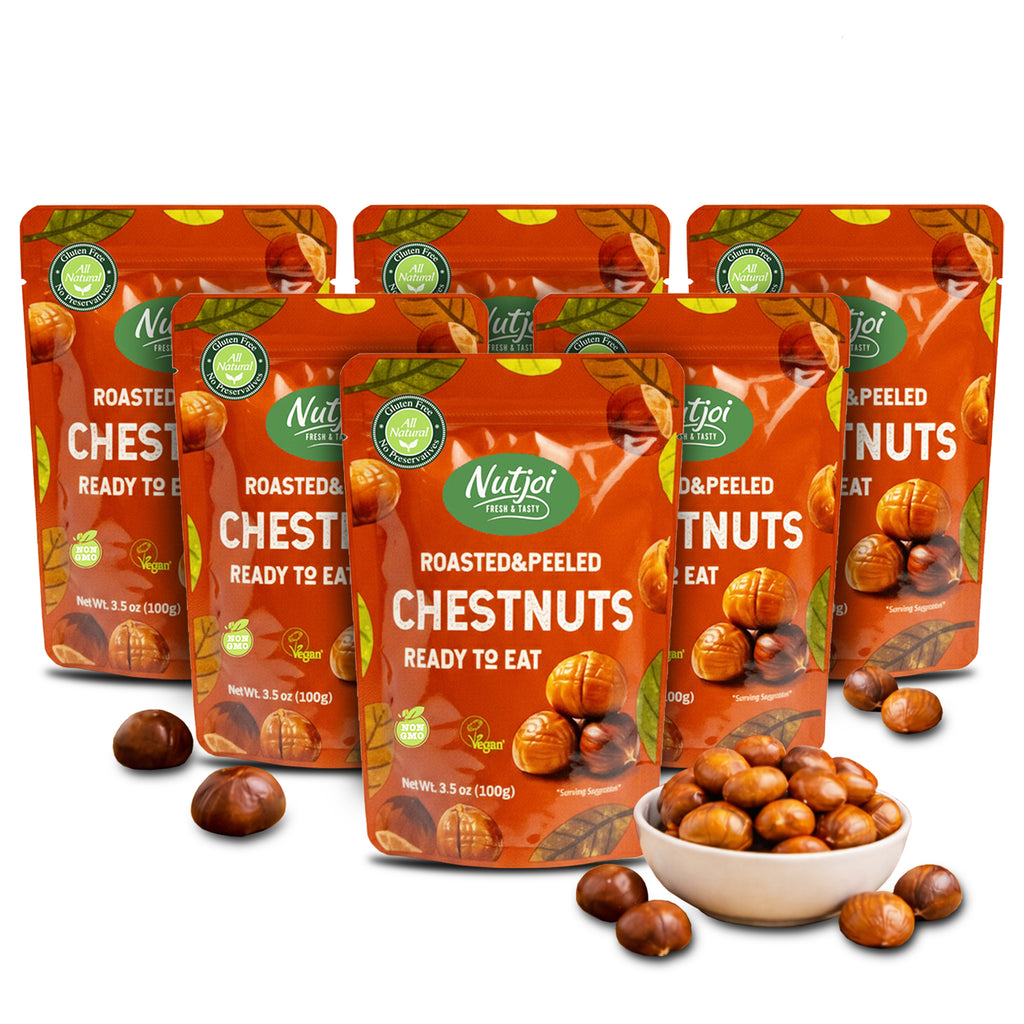 Nutjoi Chestnut Snack (3.5 oz x 6 pack / 600g)